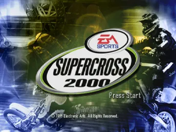 EA Sports Supercross 2000 (US) screen shot title